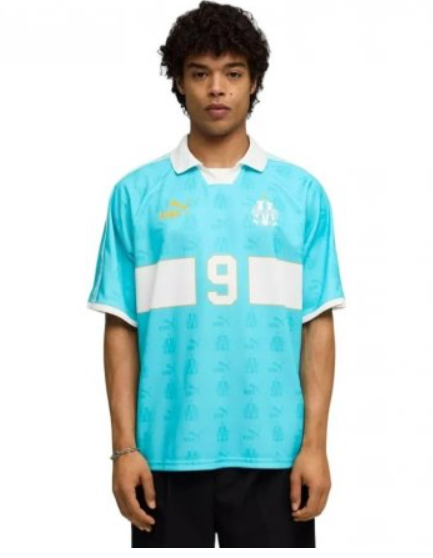 Olympique Marsella Camiseta KING Retro Azul 2026 Olympique Marsella Camiseta KING Retro Azul 2026